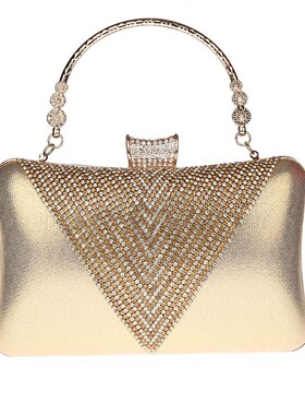 2025新款手提包女高级感轻奢喜婆婆手拿包高品质镶钻手拎包礼服包