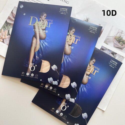 3双装兰梦迪Diear超薄加裆加大连裤袜10D隐形无痕档8180女肤丝袜