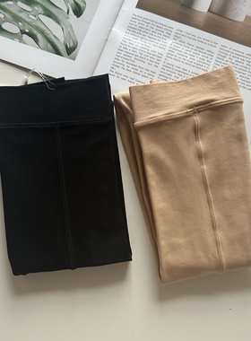 MANZI 曼姿87406日系瘦竖纹微压紧致显瘦连裤打底袜光腿神器女