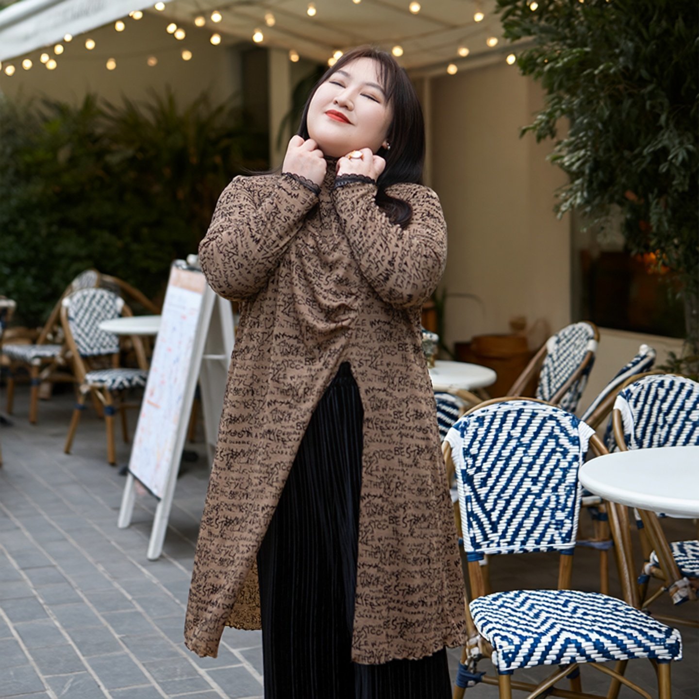 美丽客栈高端大码打底衫女胖mm遮肚子显瘦内搭可外穿复古开叉上衣