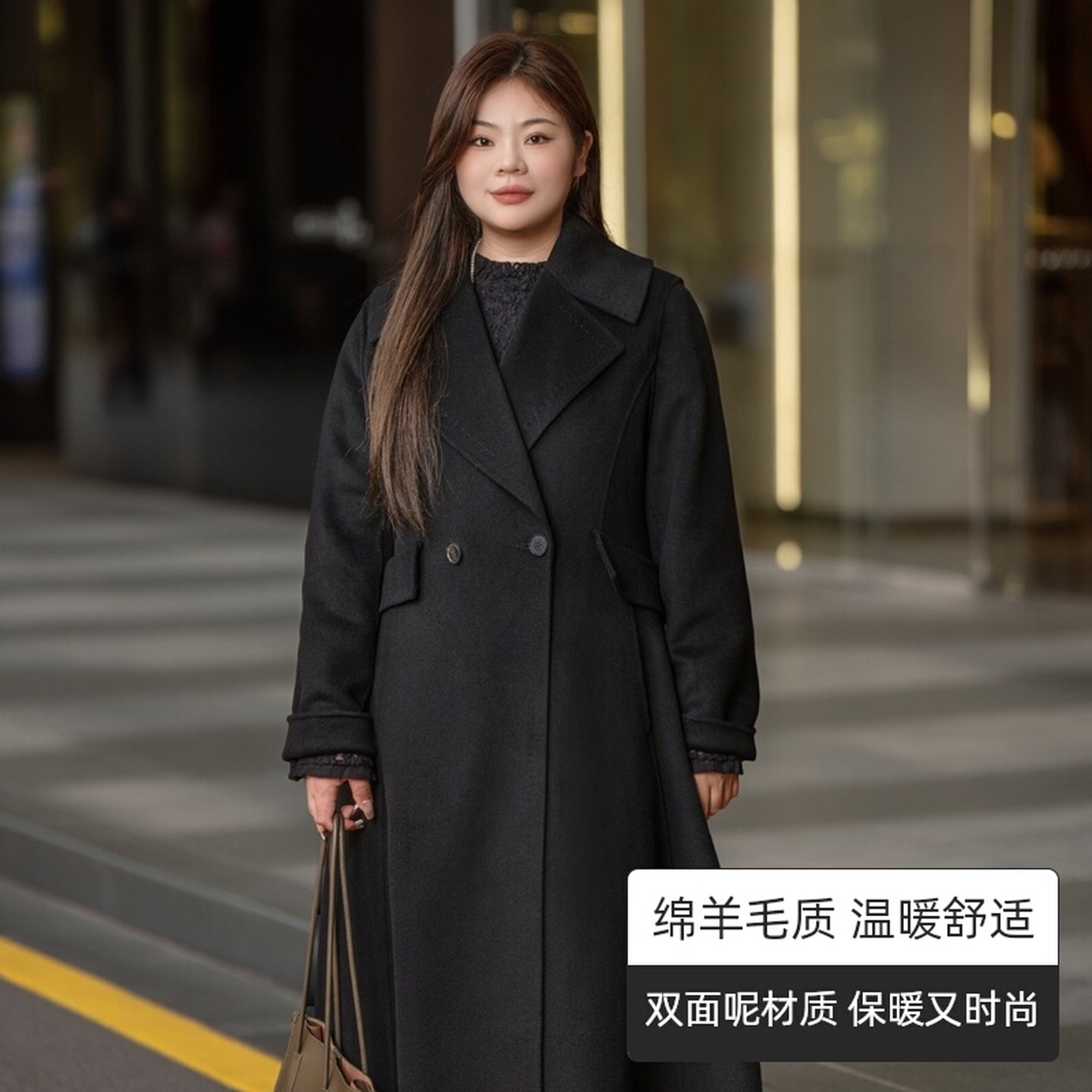 【雅典女郎】美丽客栈秋冬高级双面呢羊绒大衣大码女装羊毛外套女,女装/女士精品,毛呢外套,淘宝优惠券,粉丝福利购,淘宝优惠卷