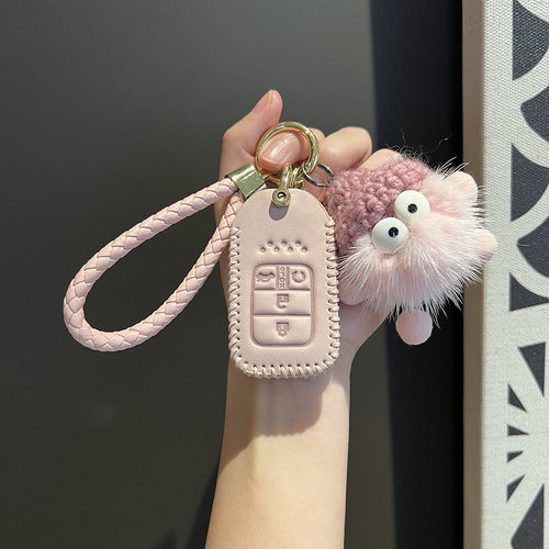 PU本田简约汽车钥匙套包壳扣