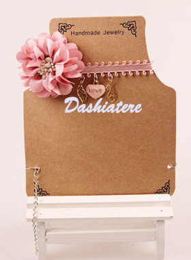 少女心项链超仙气甜美颈饰项圈花朵颈带粉色颈链日系洛丽塔配饰