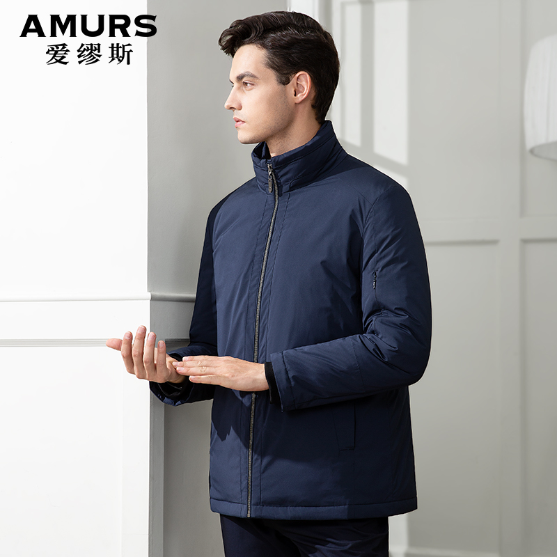 Amurs/爱缪斯秋冬新款立领羽绒服