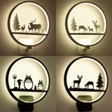 Бра для кровати, современный креативный настенный фонарь для спальни для гостиной подходит для лестницы для детской комнаты