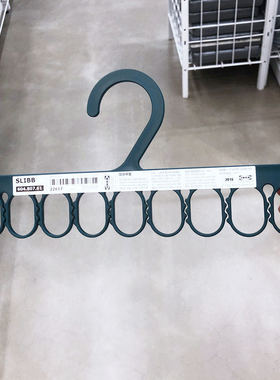 宜家代购斯利波八齿袜夹多功能晾晒衣架挂衣架防晒耐用塑料夹子