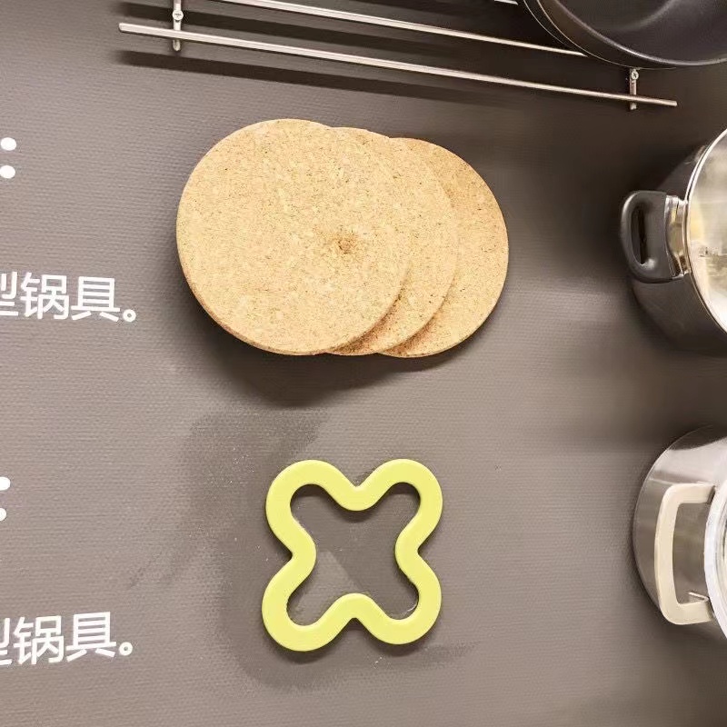 宜家正品席特3件套锅垫软木餐垫厨房隔热垫盘垫抵御高温