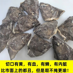 格陵兰比目鱼头 鲽鱼头 鸦片鱼头船冻碟鱼头 不包冰海鲜海鱼