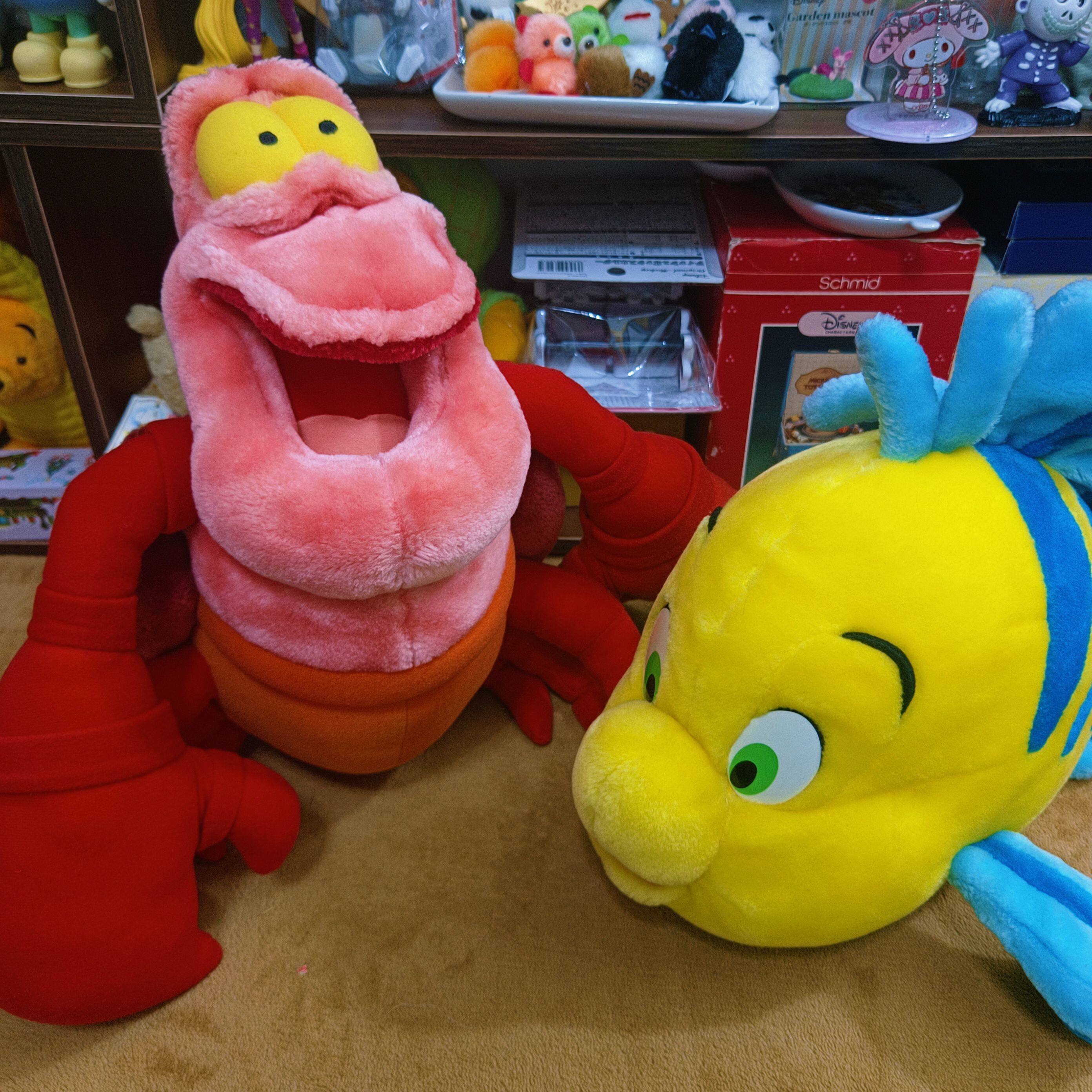 中古老料东京海洋迪士尼小美人鱼毛绒/玩偶/公仔/布