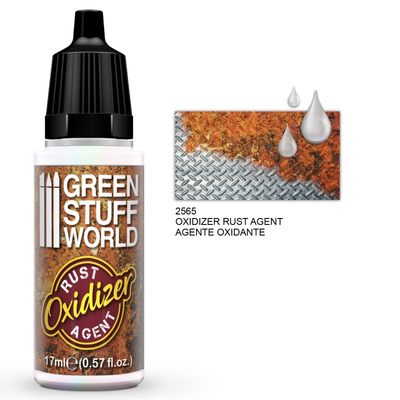 夜之工坊 GreenStuffWorld 锈蚀剂17ml纯金属粉末颜料自然生锈GSW