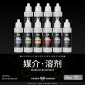 溶剂 夜店漆NightWorks 35ml 稀释剂 媒介 笔涂