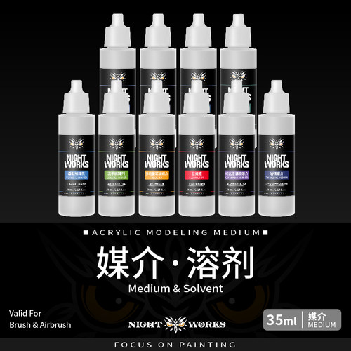 17ml/35ml稀释剂笔涂媒介/溶剂
