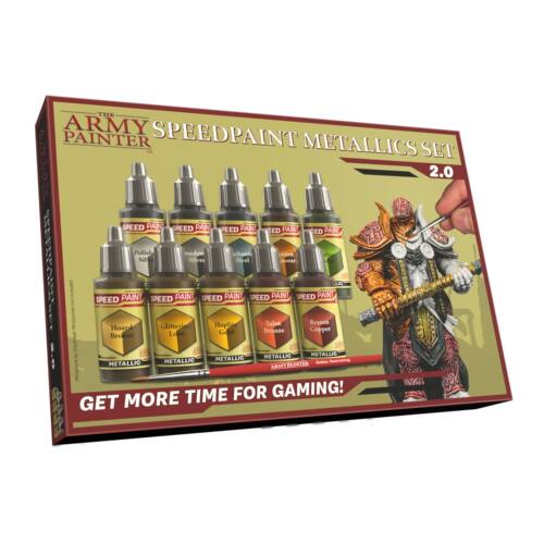 夜之工坊 The Army Painter  SPEEDPAINT METALLICS SET 2.0