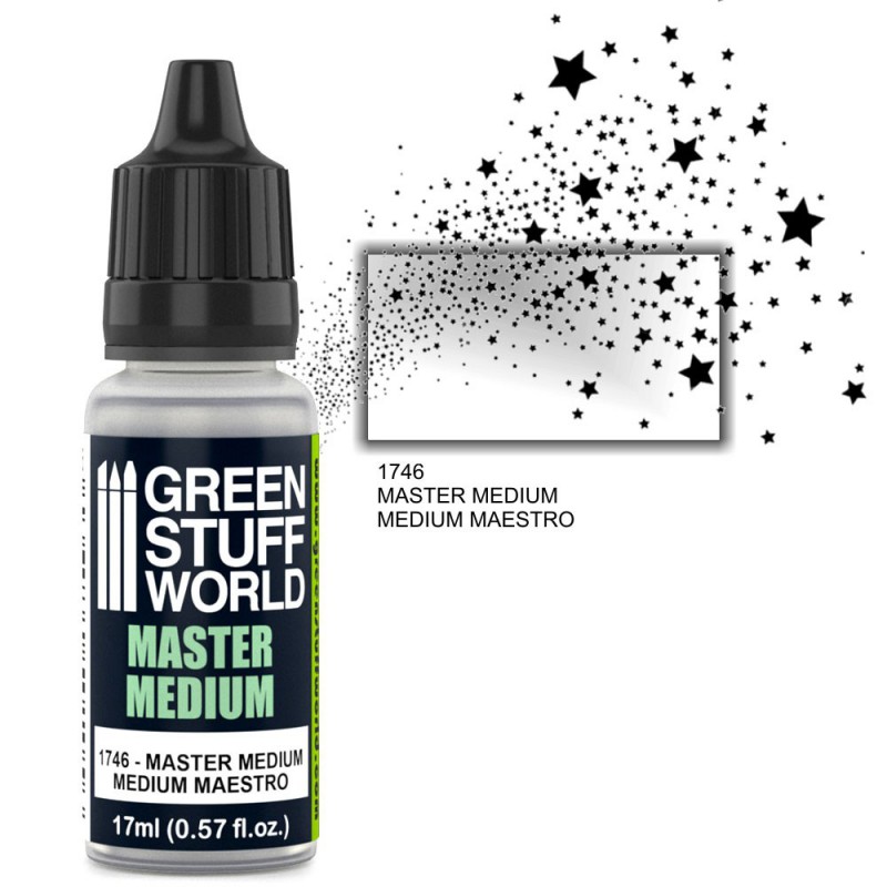 GreenStuffWorld Master Medium 笔涂调和剂GSW 17/60ml 战锤人像 模玩/动漫/周边/娃圈三坑/桌游 模型制作工具/辅料耗材 原图主图