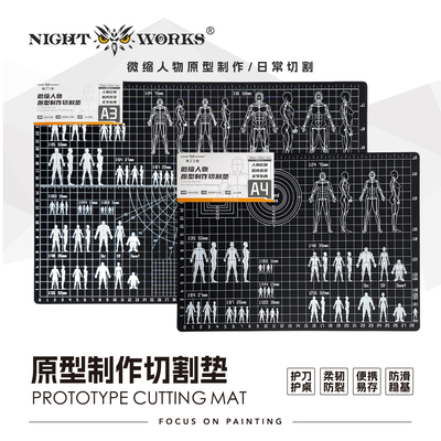 微缩涂装原型制作切割垫