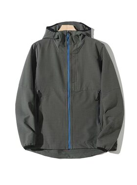 户外巴家塔家R2连帽冲锋衣防风防水拉链夹克宽松休闲外套bata