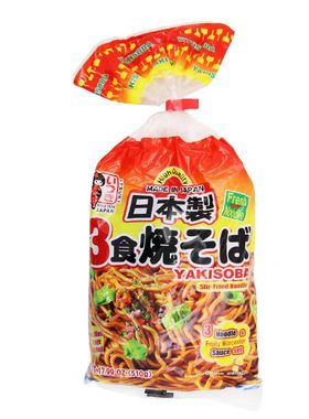 日本进口炒面 五木/ITSUKI  日式炒面 焼そば 150g×3食入