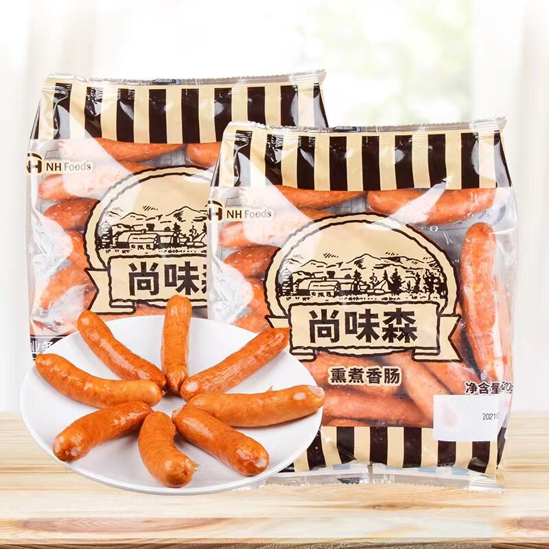 日式香肠 ハム シャウエッセンソーセージ尚味森熏煮香肠156g*2包