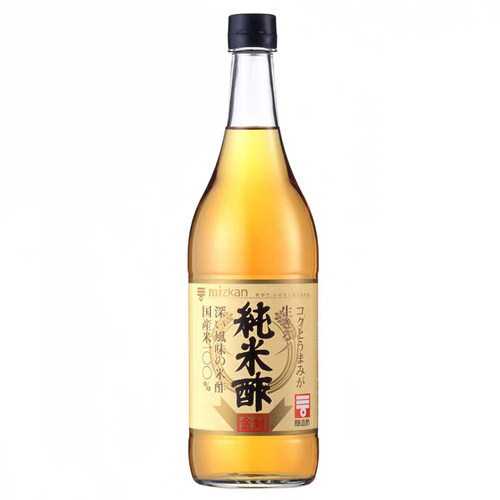 日本进口味滋康 mizkan 纯米醋 食醋 ミツカン 純米酢金封 900ml