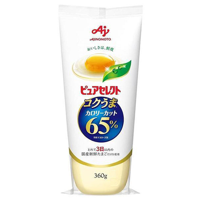 日本进口调味料 味之素AJINOMOTO蛋黄酱  65％カロリーカット360g
