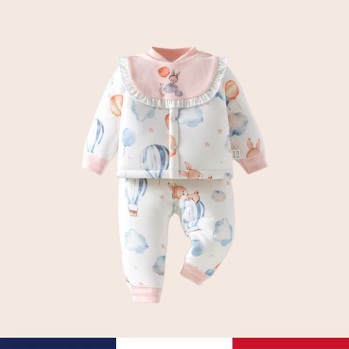 【2折专区】品牌清仓秋冬婴儿冬装棉服加厚外套分体两件套装