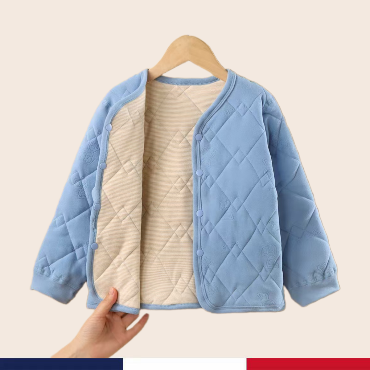 【2折专区】品牌清仓秋冬新款蚕丝羊毛加厚棉袄儿童保暖三层外套