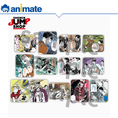 【JUMP SHOP】【现货】排球少年!! 斗志徽章 animate 授权正版