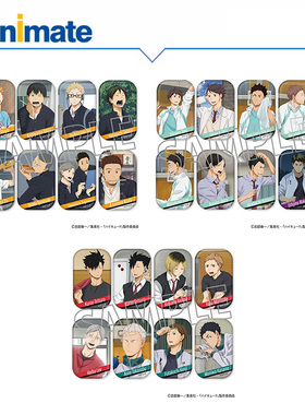 【现货】排球少年 放课后 方徽章盒蛋 animate正版授权