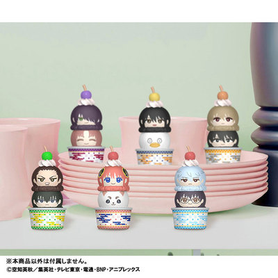 【现货】MegaHouse MH银魂冰淇淋叠叠乐盒蛋冰淇淋组animate正版