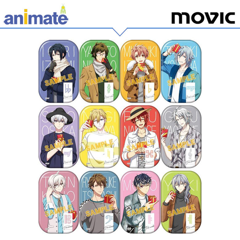 【movic】【现货】idolish7 方形徽章 12 songs gift