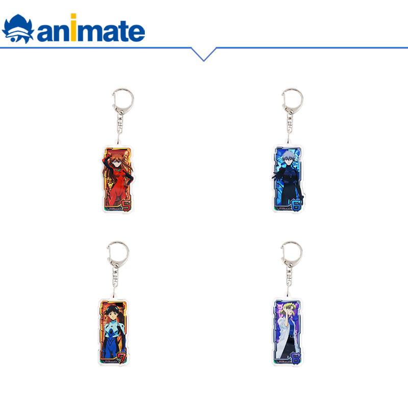 【现货】新世纪福音战士 亚克力钥匙扣 大柄图 animate正版周边