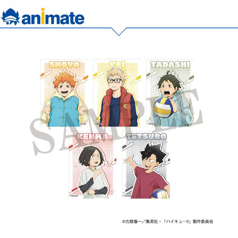 【余量现货】排球少年 幼年 透卡套组 animate正版授权官方周边图片