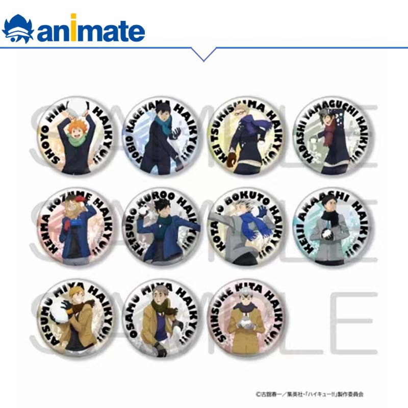 排球少年闪闪徽章盒蛋玩雪