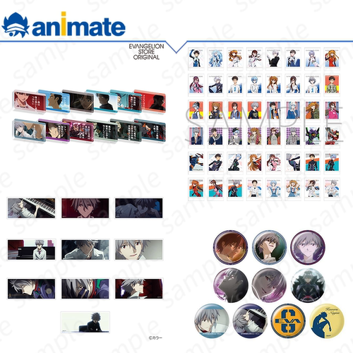 【现货】新世纪福音战士 新剧场版/亚克力砖摆件相卡徽章盲盒系列