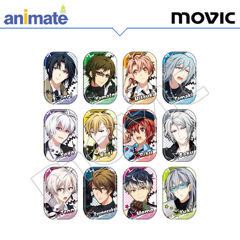 【movic】【现货】idolish7 方形徽章 警察卡sr ver.九条天等