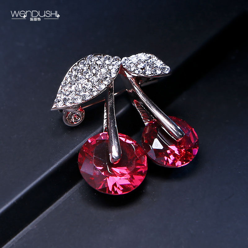 Broche femme en Zircon diamant - Ref 1177519 Image 4