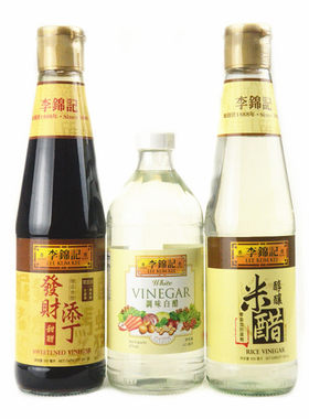 港版李锦记醇酿米醋500ml炒菜