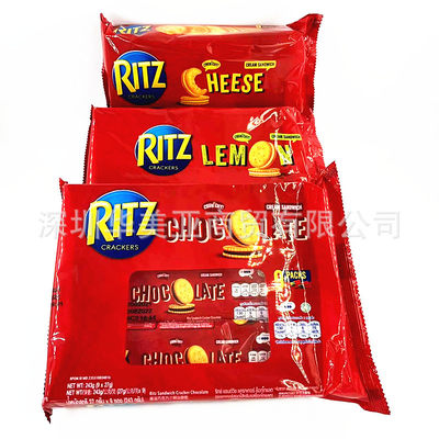 RITZ卡夫奶酪柠檬夹心饼干进口