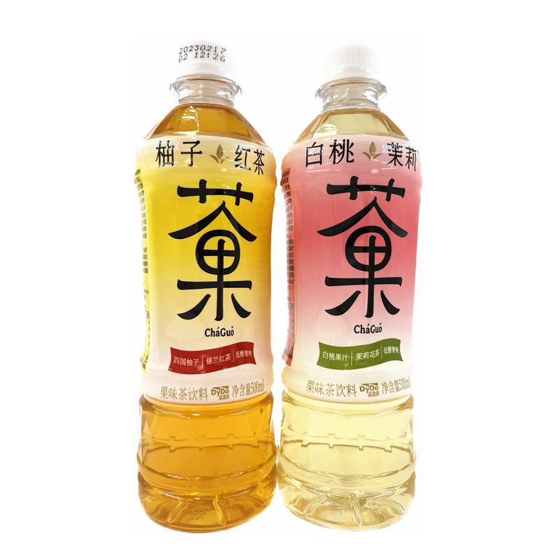 日本dydo达亦多柚子锡兰红茶饮料500ml*15瓶/箱包邮 白桃茉莉花茶