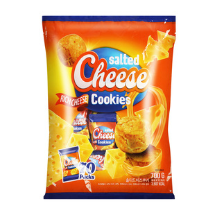 马来西亚进口饼干 EVER DELICIOUS曲奇咸干酪酥饼70包入量贩装