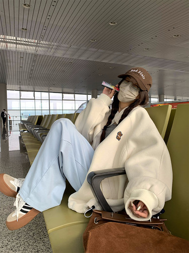 荒荒家小熊摇粒绒外套