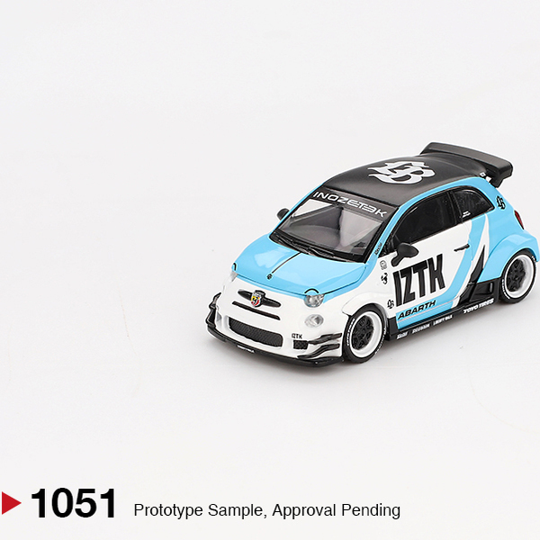 MINIGT 1:64 阿巴斯Abarth 595 LB-WORKS x Abas IZTK 合金车模型