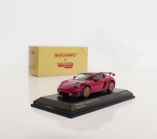 【现货】MINICHAMPS 1:64 保时捷 Cayman GT4 RS 仿真 合金车模型