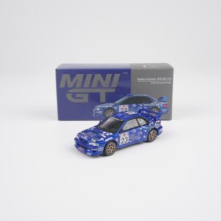 MINIGT 1:64 斯巴鲁 Impreza WRC99 世界拉力锦标赛 合金车模型