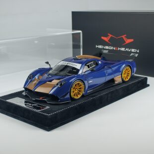 HH Model 1:18 帕加尼 Pagani Huayra R 蓝碳/棕碳 树脂车模型