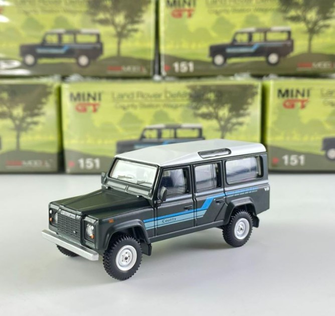 【现货】minigt 1:64 路虎 卫士 defender 110 右肽 合金车模型