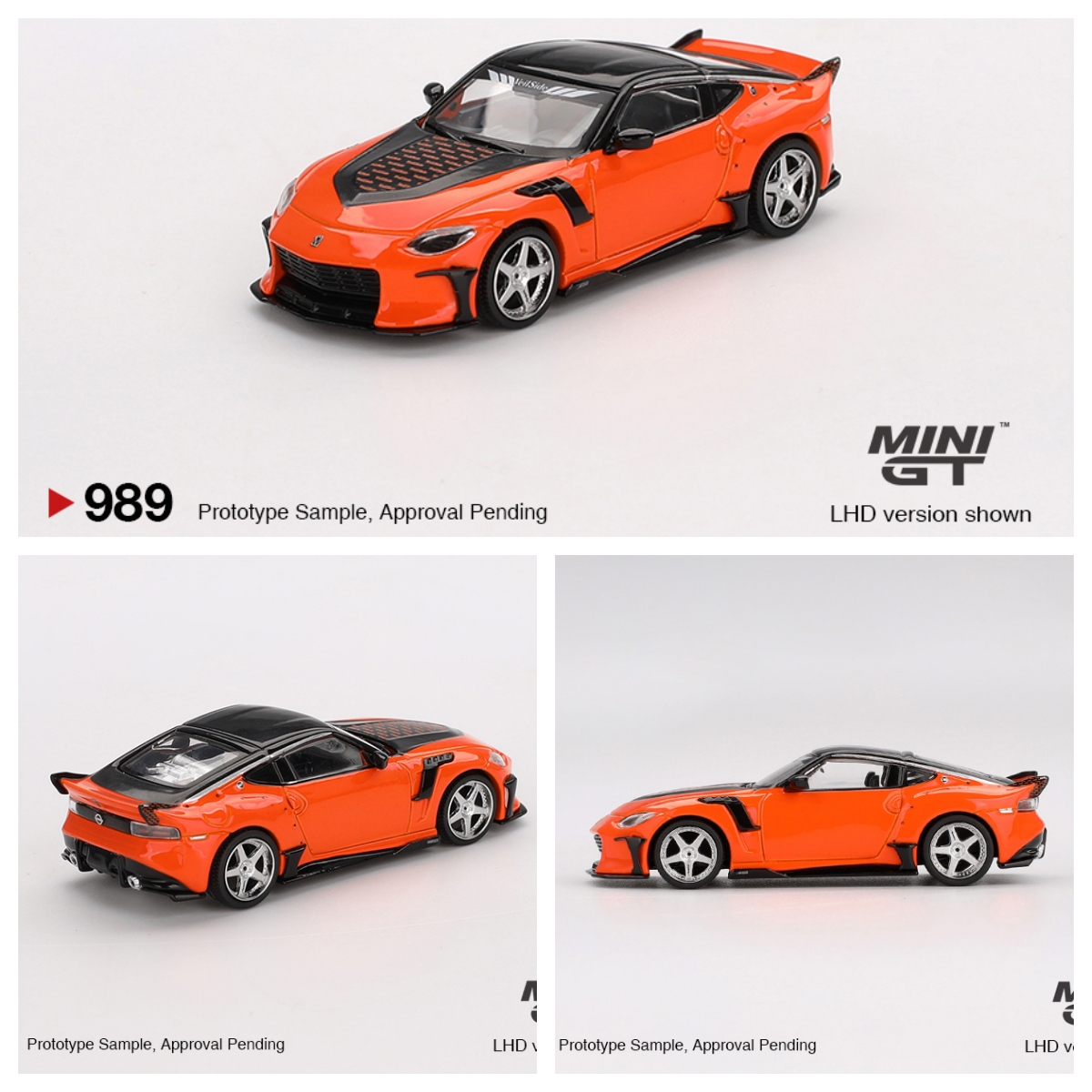 预售 MINIGT 1:64 日产 Z VeilSide FFZ400 #989 合金车模型