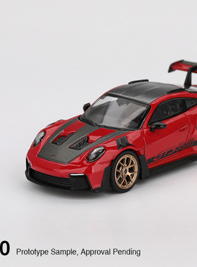 MINIGT 1:64 保时捷 911 (992) GT3 RS Weissach套件 合金车模型