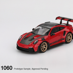 MINIGT 1:64 保时捷 911 (992) GT3 RS Weissach套件 合金车模型