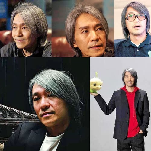 周星驰同款假发套功夫片中舞会造型舞台表演老爷爷网红逼真自然